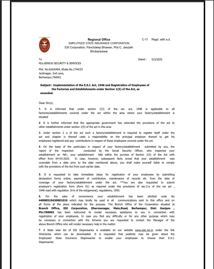 Employee Registration